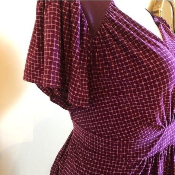 NWT Daisy Fuentes Tie-Back Blouse - Juicy Combo - Size 2X - Picture 3 of 4